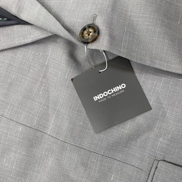 Indochino Blazer Men Newbury 56 Wool Linen Blend NEW Adult E154 - Picture 5 of 11